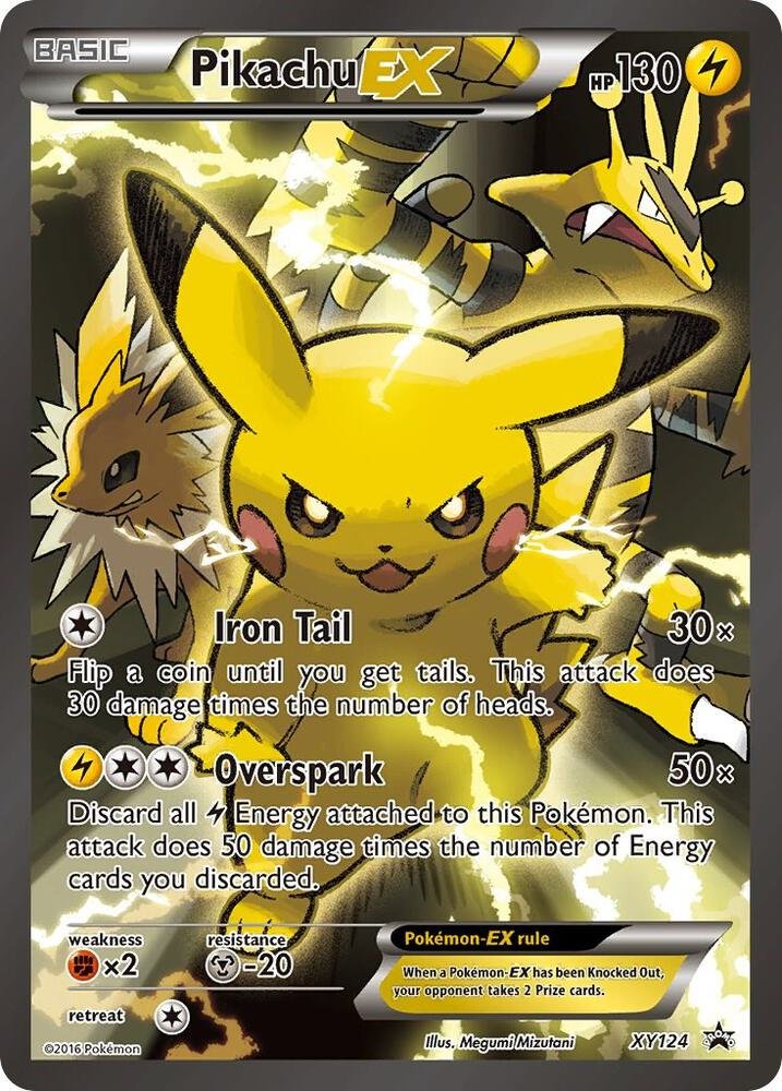 Pikachu EX XY124