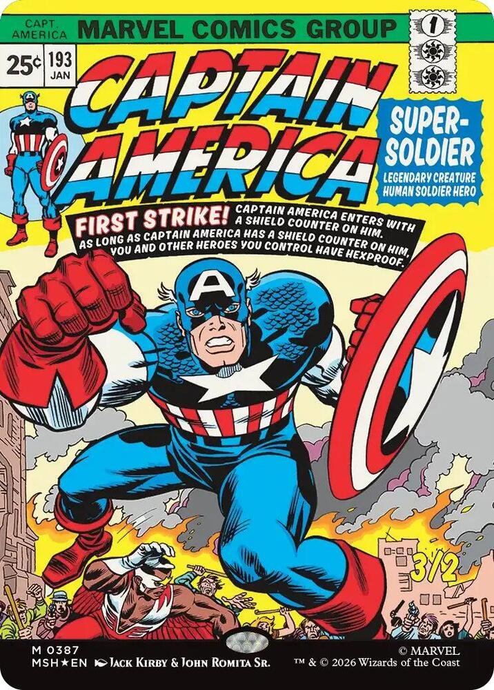 Captain America, Super Soldier (Borderless) (0387)