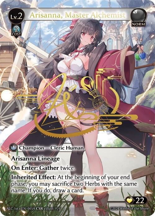 Grand Archive TCG Arisanna, Master Alchemist (CSR)
