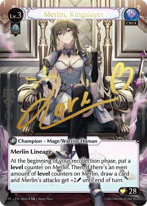 Grand Archive TCG Merlin, Kingslayer (A) (CSR)
