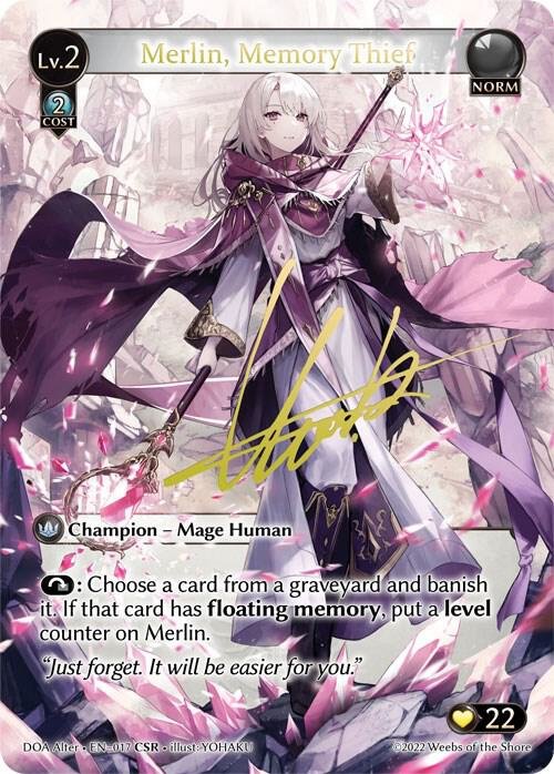Grand Archive TCG Merlin, Memory Thief (CSR)