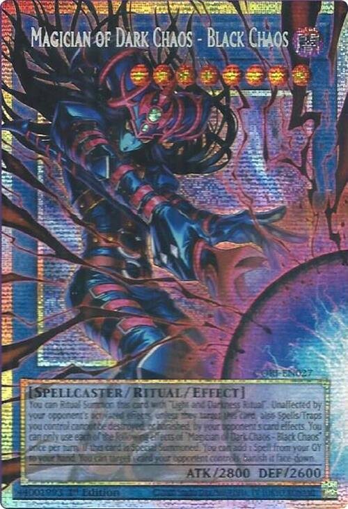 Magician of Dark Chaos Black Chaos (Starlight Rare) (Extended Art)
