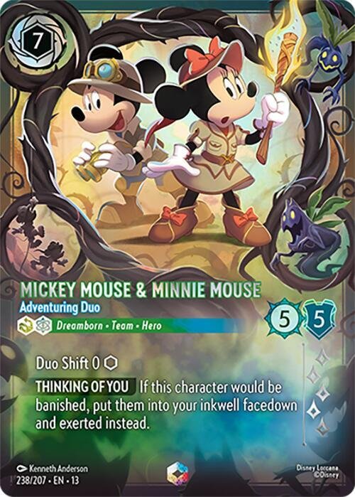 Mickey Mouse & Minnie Mouse Adventuring Duo (Enchanted)