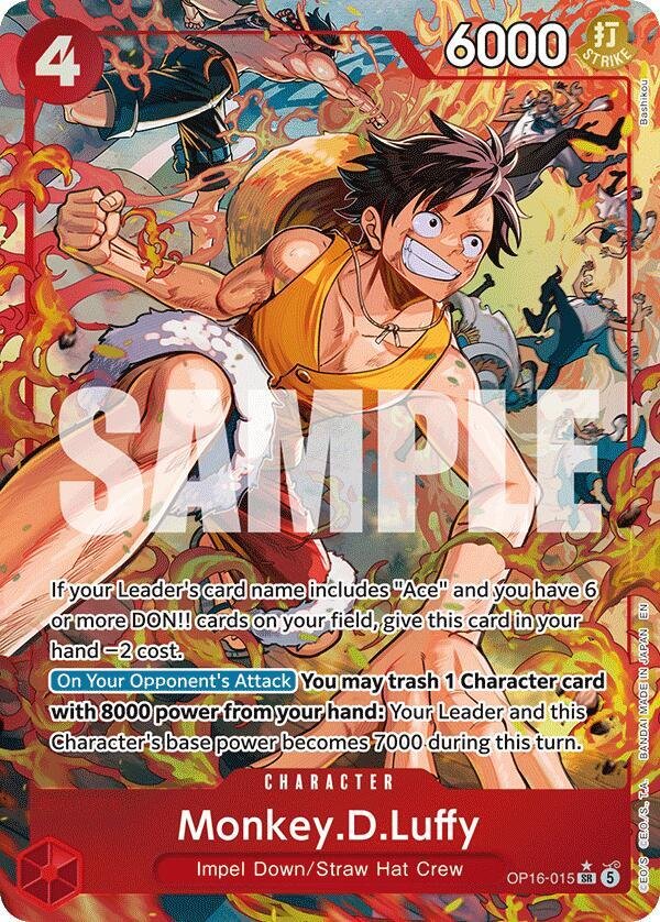 Monkey.D.Luffy (Alternate Art) The Time of Battle (OP16)