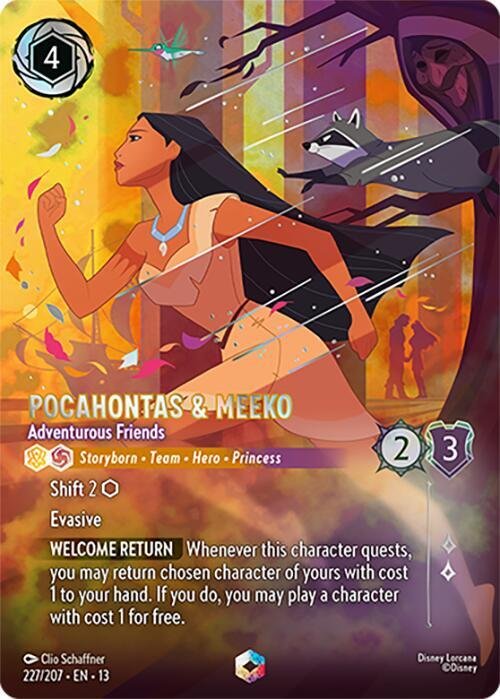 Pocahontas & Meeko Adventurous Friends (Enchanted)