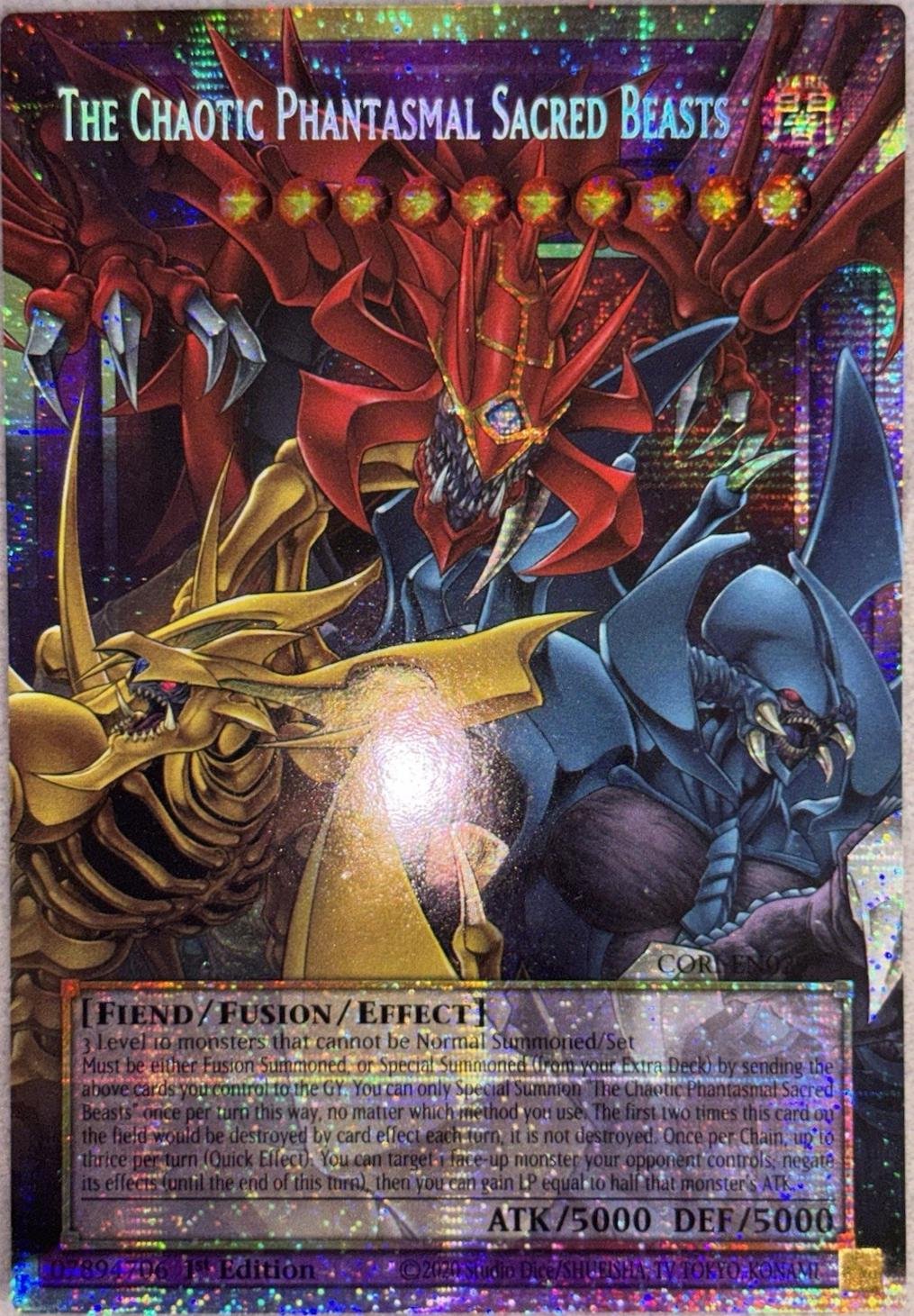 The Chaotic Phantasmal Sacred Beasts (Starlight Rare)