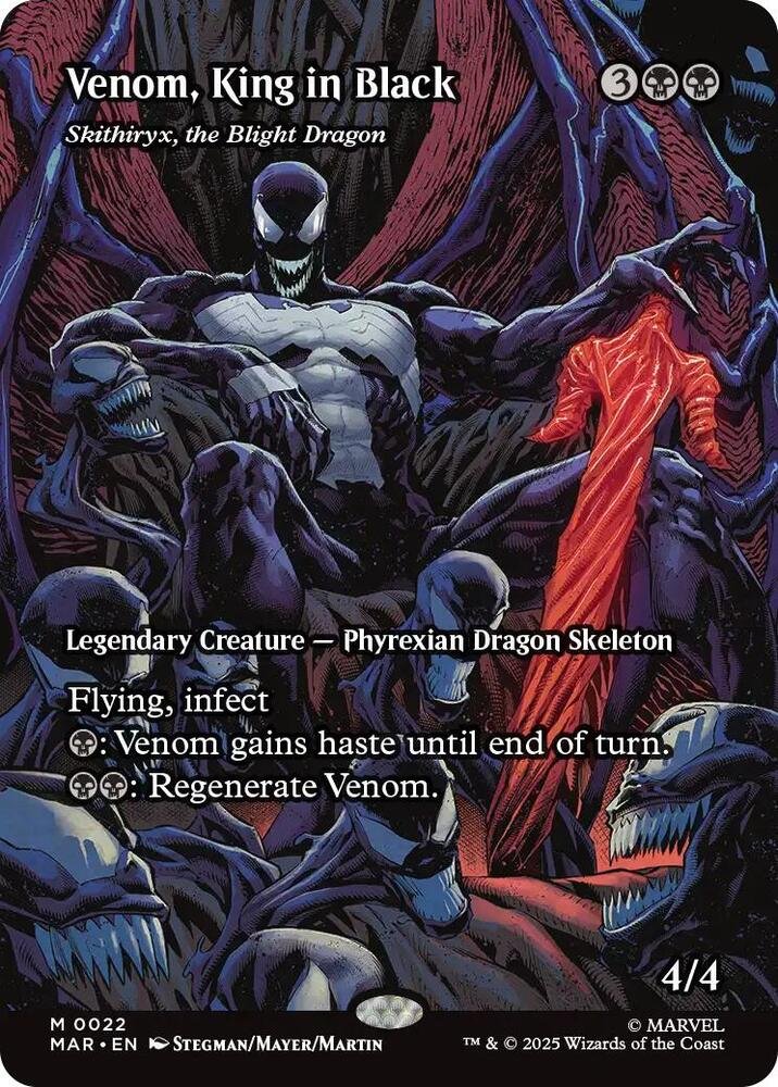 Venom, King in Black Skithiryx, the Blight Dragon (Borderless)
