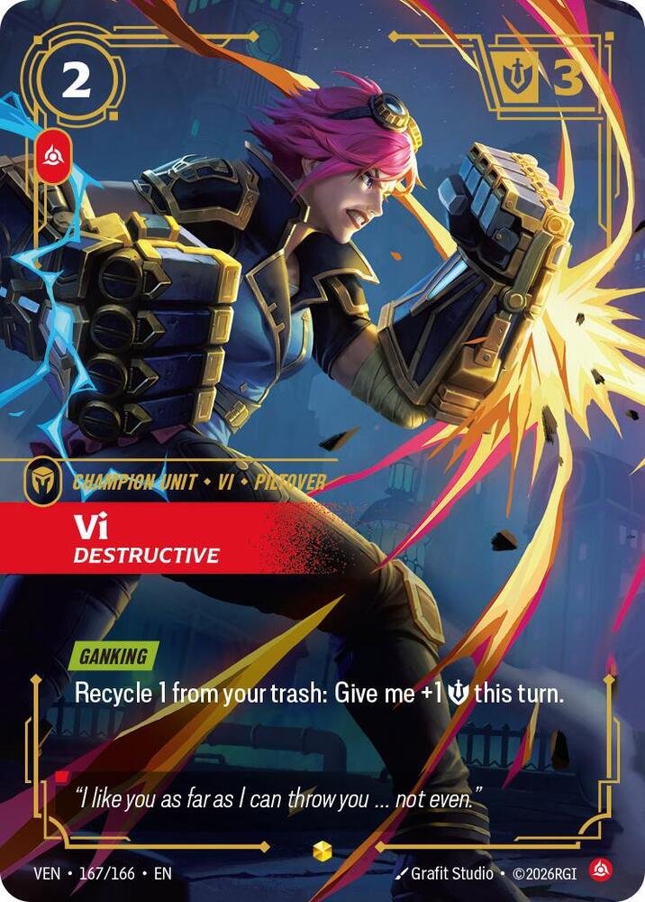 Vi, Destructive Vendetta