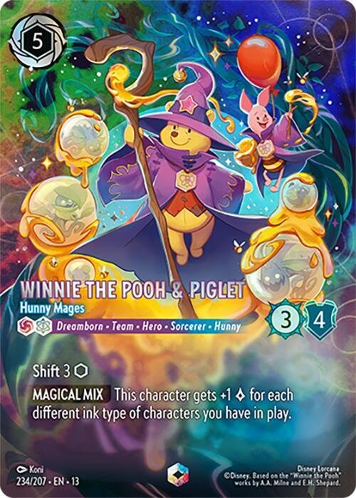 Winnie the Pooh & Piglet Hunny Mages (Enchanted)