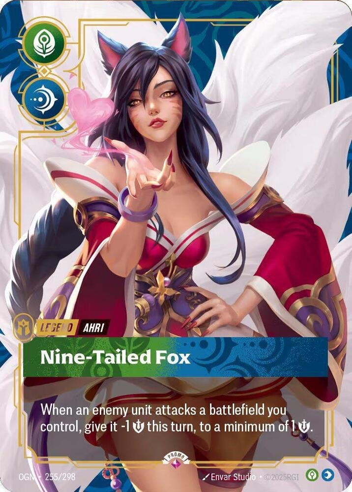 Ahri Nine Tailed Fox 255 Metal