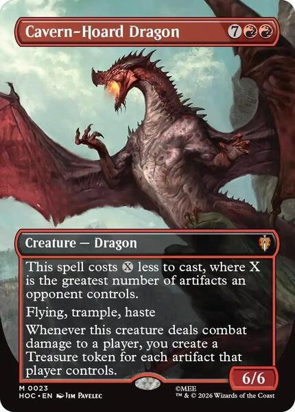 Carven Hoard Dragon Classic Artist Borderless