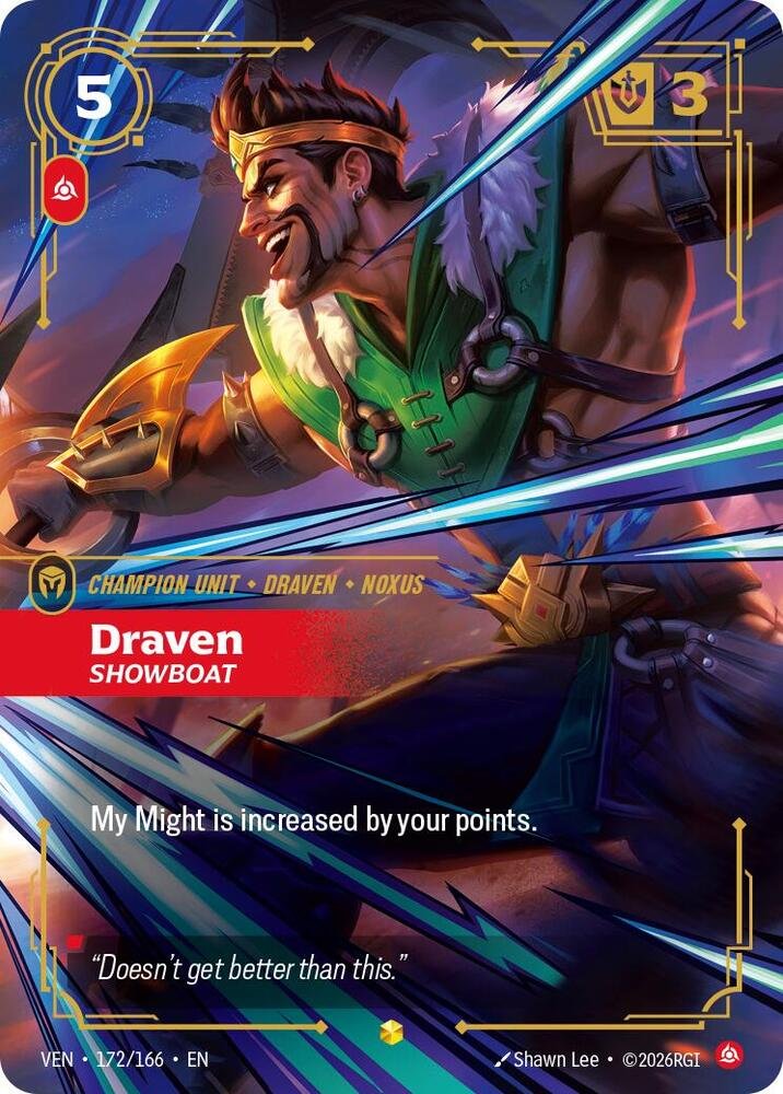 Draven Showboat 172 Overnumbered