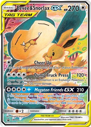 Eevee and Snorlax GX SM169