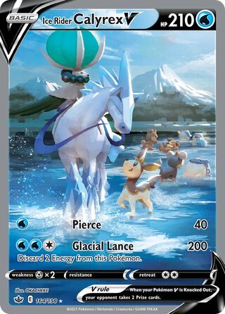 Ice Rider Calyrex V 164 Chilling Reign