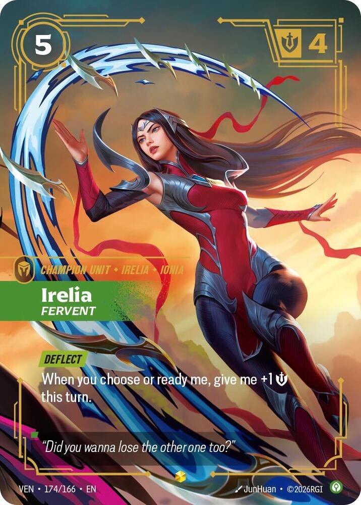 Irelia Fervent 174 Overnumbered