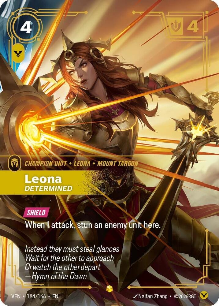 Leona Determined 184 Overnumbered