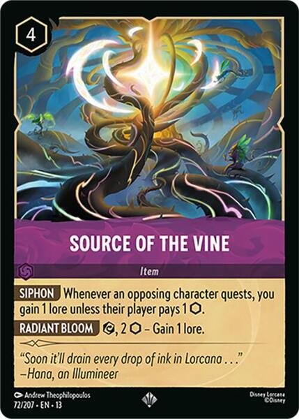 Lorcana Source of the Vine