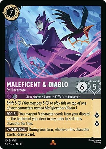 Maleficent and Diablo Evil Incarnate