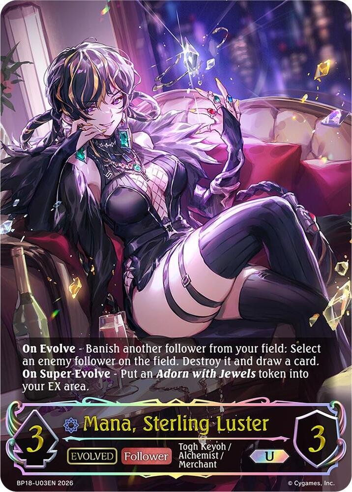Mana Sterling Luster Evolved U