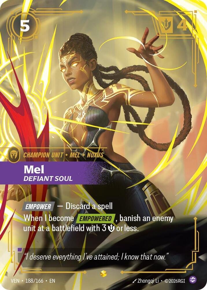 Mel Defiant Soul 188 Overnumbered