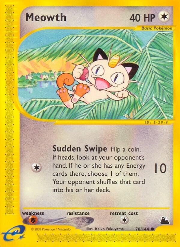 Meowth 078 Skyridge