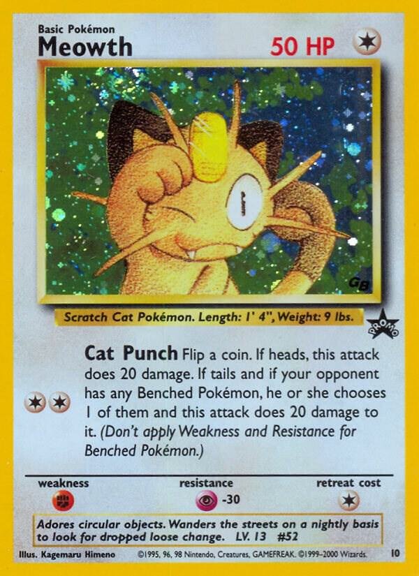Meowth 10 WoTC Promo