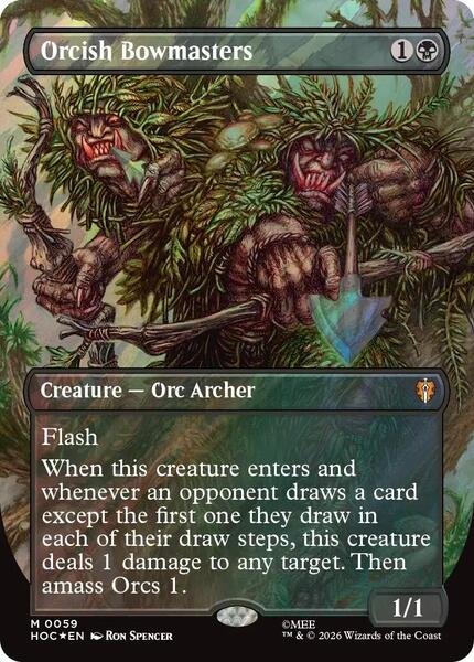 Orcish Bowmasters Classic Artist Borderless Surge Foil