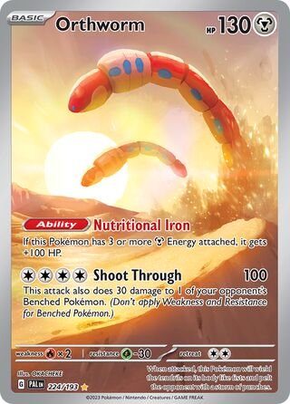 Orthworm 224 Paldea Evolved