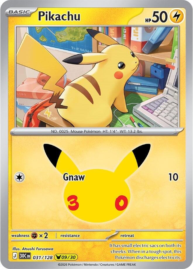 Pikachu 031 30th Celebration