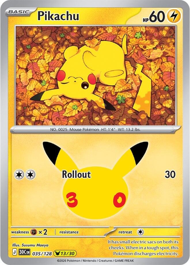 Pikachu 035 30th Celebration