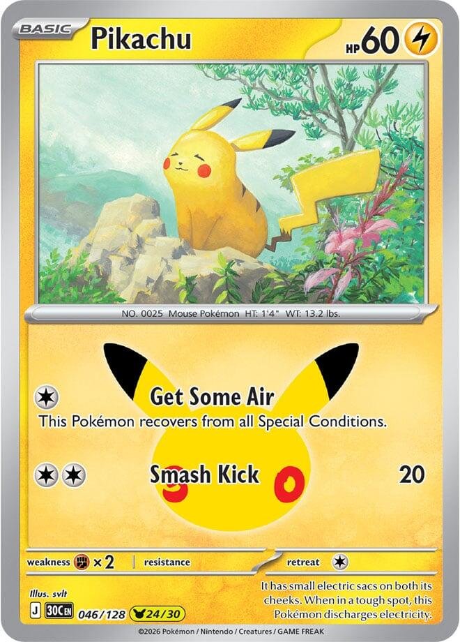 Pikachu 046 30th Celebration
