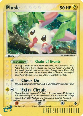 Plusle 8 EX Dragon