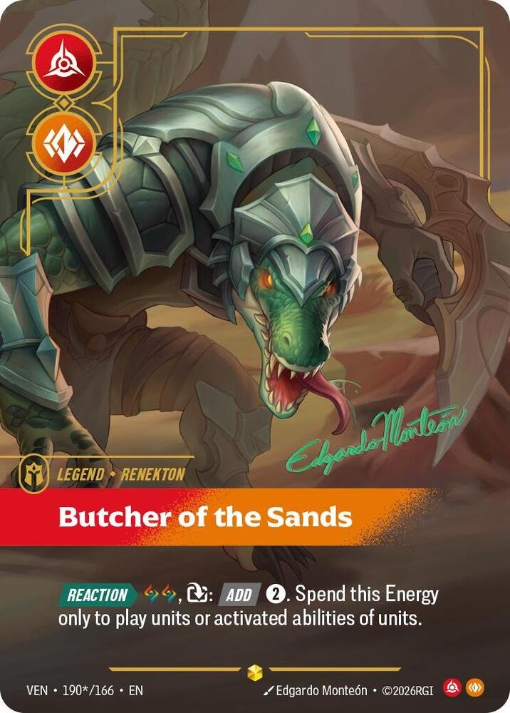 Renekton Butcher of the Sands Signature