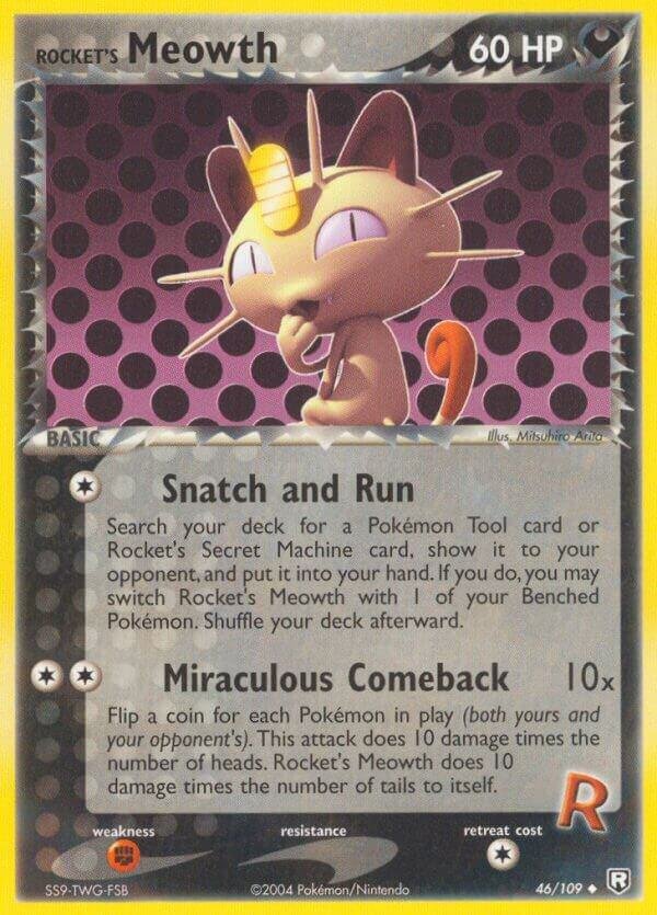 Rockets Meowth 49