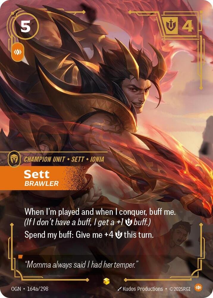 Sett Brawler Alternate Art Origins