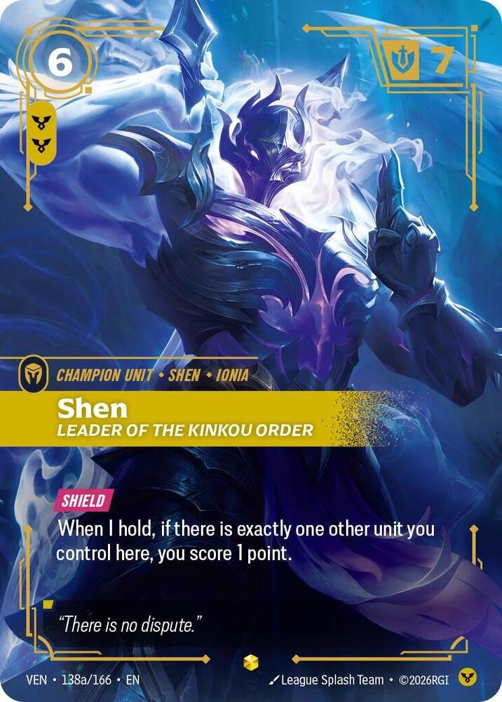 Shen Leader of the Kinkou Order 138a Vendetta