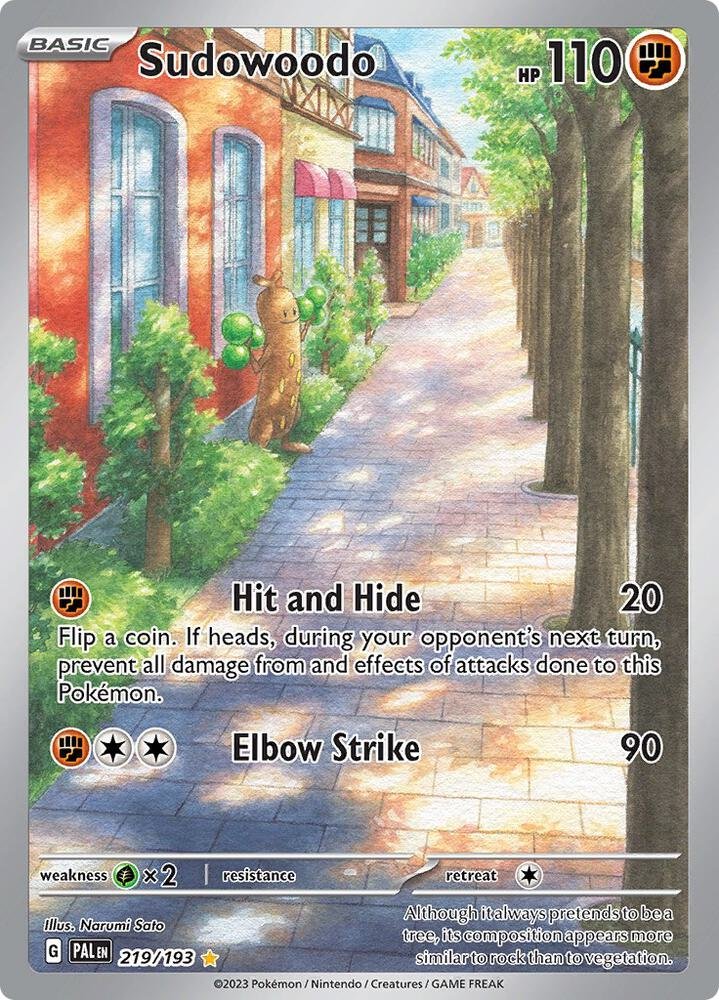 Sudowoodo 219 Paldea Evolved