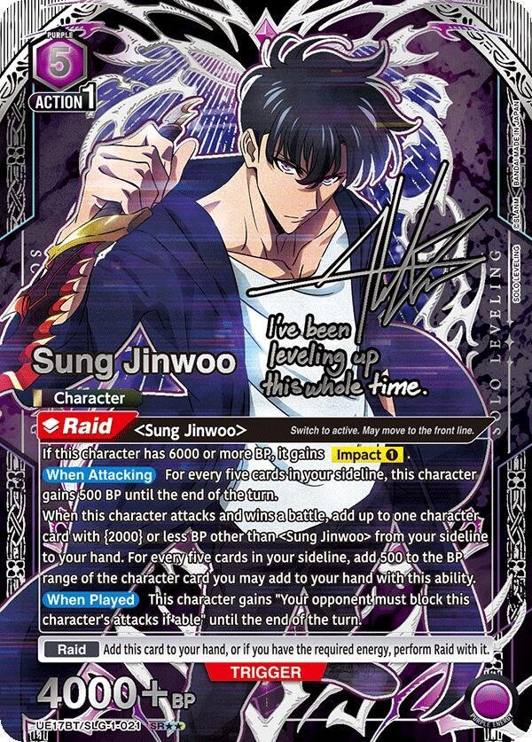 Sung Jinwoo 021 SR 2 Stars