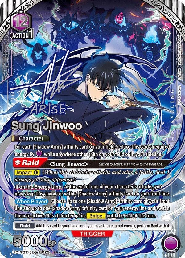 Sung Jinwoo 022 SR 2 Stars
