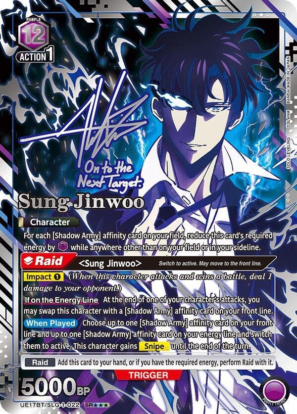 Sung Jinwoo 022 SR 3 Stars