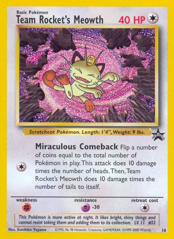 Team Rockets Meowth 18