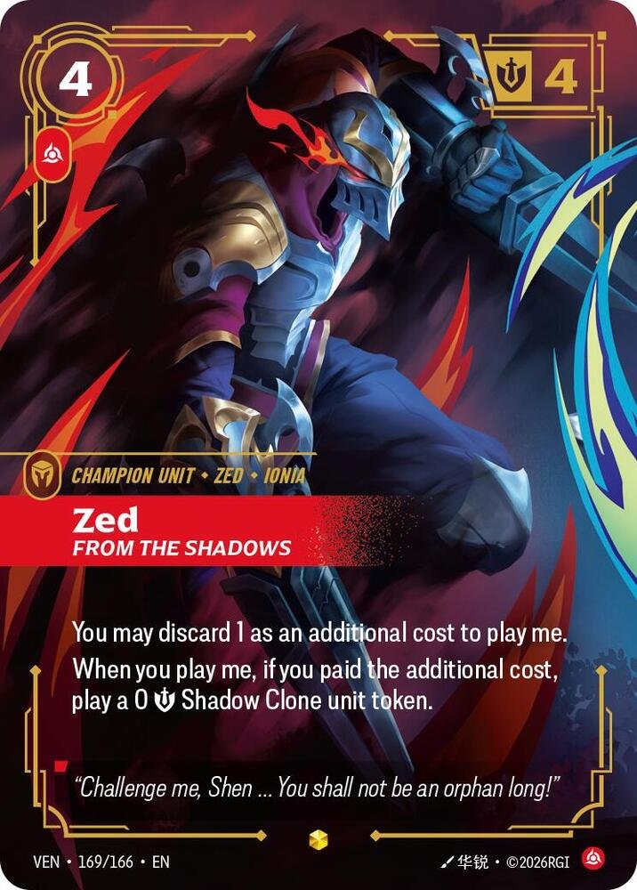Zed From the Shadows 169 Overnumbered