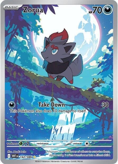 Zorua 142 White Flare