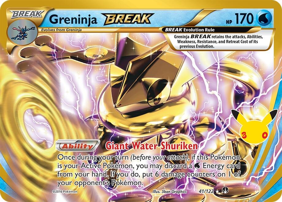 Greninja BREAK 41 30th Celebration Classic Collection
