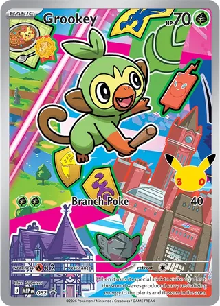 Grookey 052 First Partner Illustration Collection