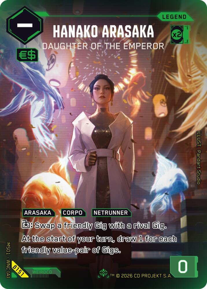 Hanako Arasaka Daughter of te Emperor ILegend