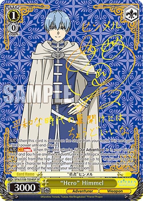 Hero Himmel SP Gold Stamp Weiss Schwarz