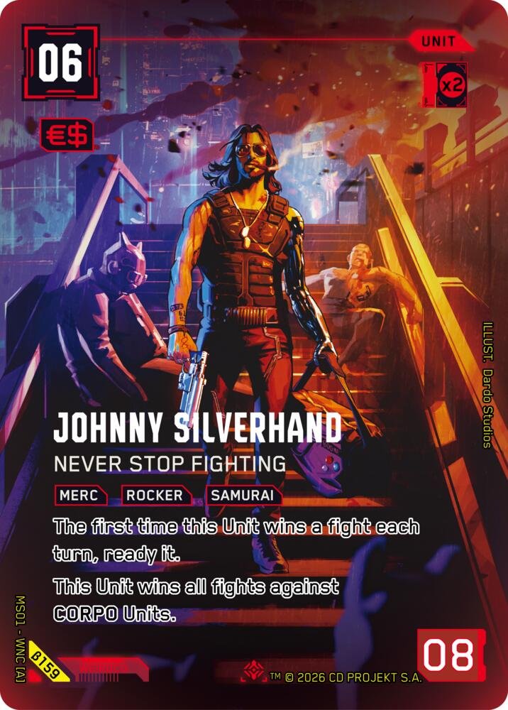 Johnny Silverhand Never Stop Fighthing IO