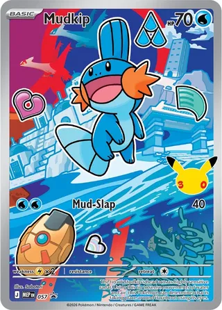Mudkip 057 First Partner Illustration Collection