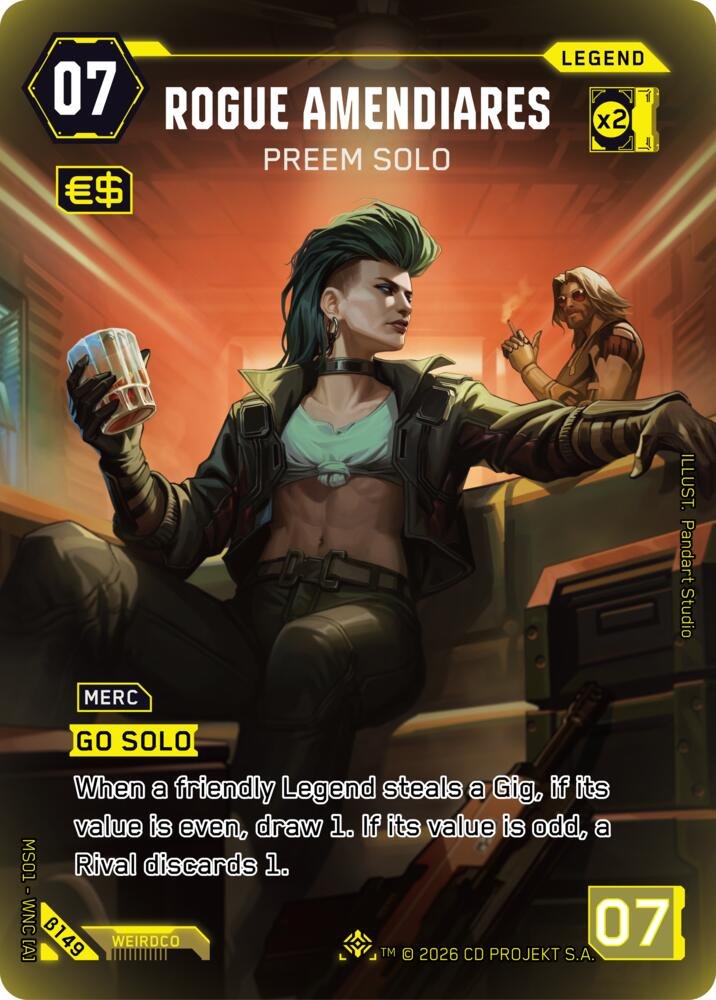 Rogue Amendiares Preem Solo ILegend